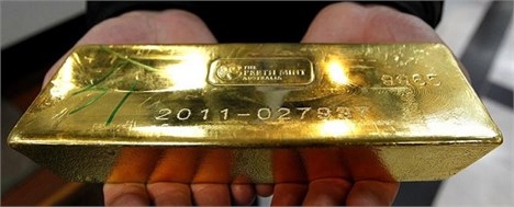 قیمت طلا تا پایان ۲۰۱۴ به ۱۰۵۰ دلار می‌رسد