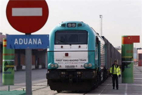 اولین قطار باری چین پس از طی مسیر 13000 کیلومتری به اسپانیا رسید