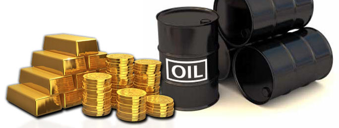 نوسانات نفت و طلا حول سطوح حمایتی
