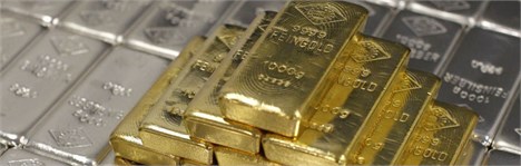 کاهش بهای طلا و نقره در بازارهای جهان