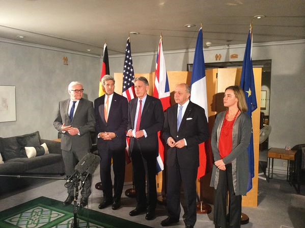 بیانیه وزیران خارجه کشورهای غربی در مورد مذاکرات هسته‌ای