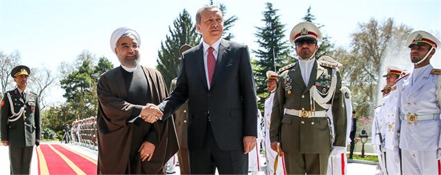 مذاکرات دوجانبه روسای جمهوری ایران و ترکیه در مجموعه فرهنگی سعدآباد