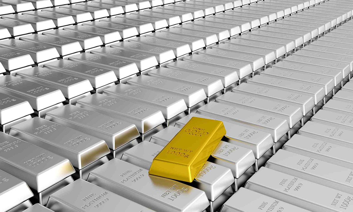 سکون قیمت طلا در بازارهای جهانی در روز دوشنبه