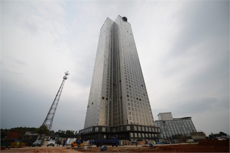 ساخت آسمانخراش 57 طبقه در 19 روز