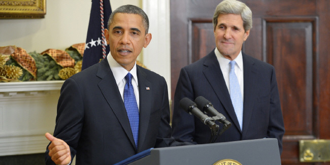 اوباما- کری، تغییر موضع در قبال ایران و بهت تندروهای آمریکا