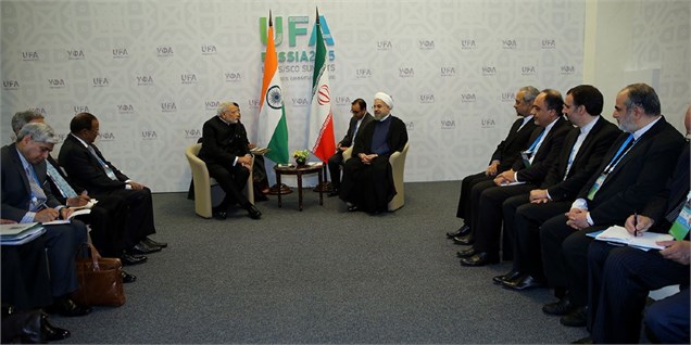 روحانی: ایران از گسترش روابط تجاری، اقتصادی و فرهنگی با کشور هند استقبال می‌کند