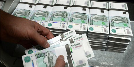 افزایش ارزش برابری روبل در مقابل دلار و یورو