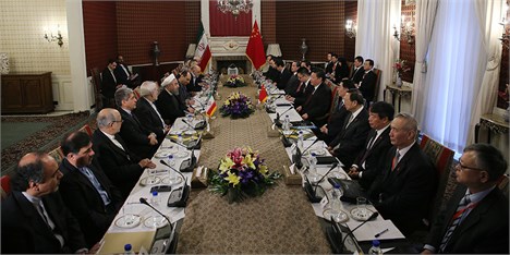 امضای 17 سند و یادداشت تفاهم همکاری بین ایران و چین