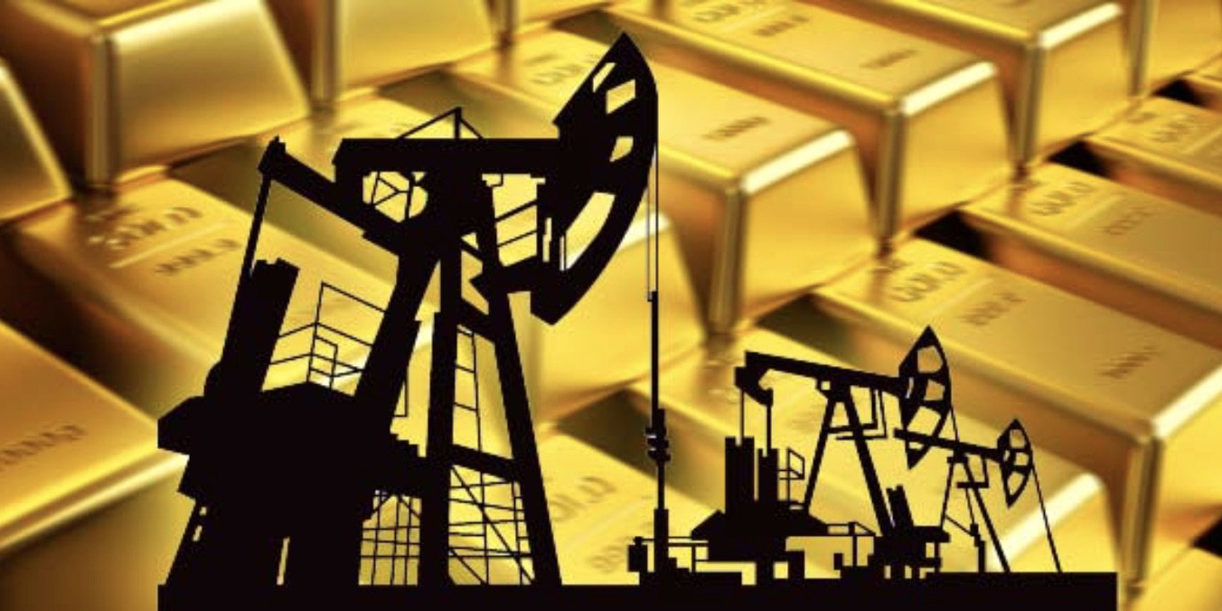 حرکت معکوس طلا و نفت در ژانویه