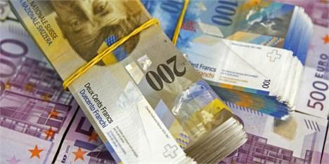 مداخله سوییس در بازار ارز برای کنترل افزایش نرخ فرانک در مقابل یورو