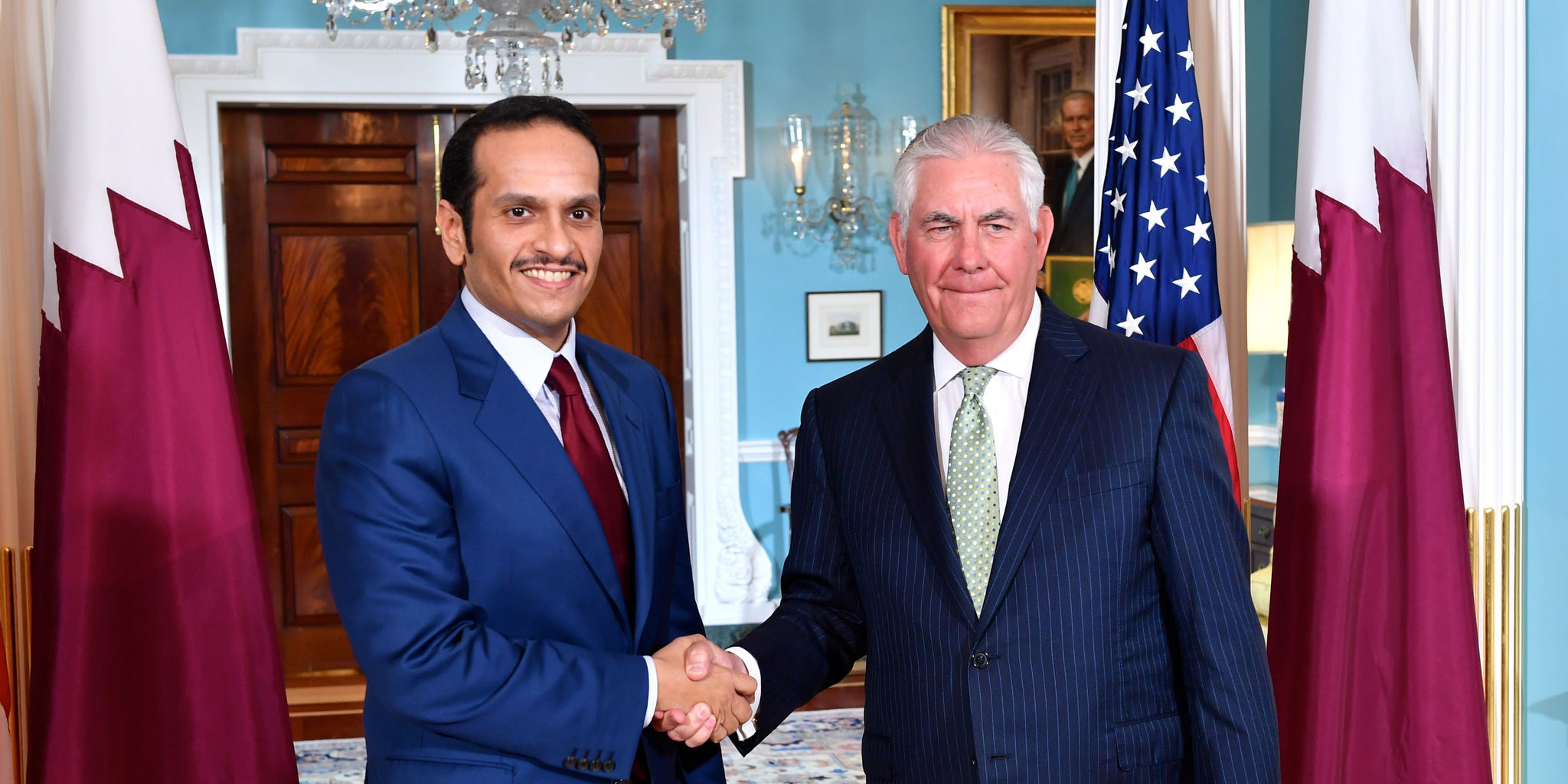 سفر وزیر خارجه آمریکا به خاورمیانه به منظور میانجی‌گری بین قطر و همسایگانش