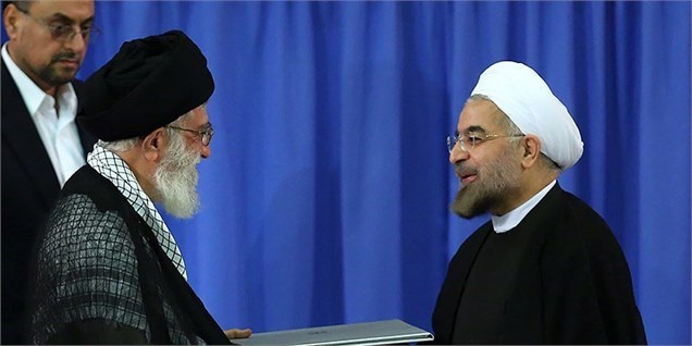 رهبر معظم انقلاب حکم ریاست جمهوری روحانی را تنفیذ کردند