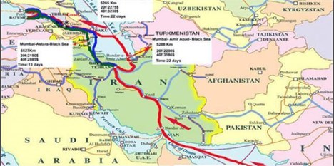 ایران زیرساخت‌هایش را برای توسعه راهگذر بین‌المللی شمال - جنوب گسترش می‌دهد