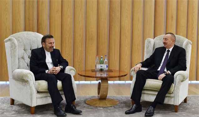 واعظی با رئیس جمهوری آذربایجان در باکو دیدار کرد