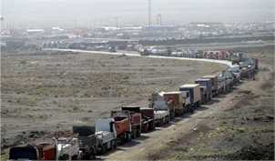 ترافیک سنگین صادرات پشت مرزهای سیستان و بلوچستان