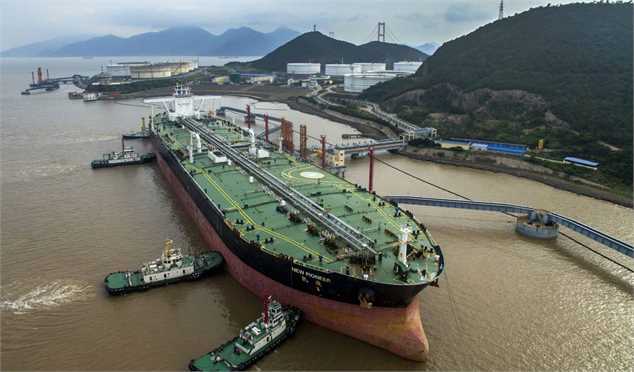واردات بیش از ۱۴ میلیون تن نفت ایران توسط چین در ۱۱ ماه