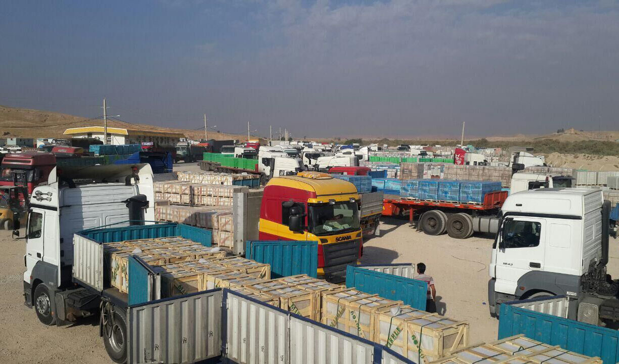 از سرگیری صادرات و واردات کالا در مرز مهران