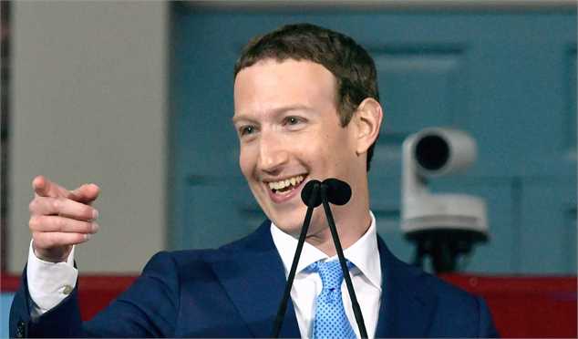 زاکربرگ فیسبوک سومین میلیاردر جهان شد