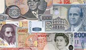 نرخ رسمی یورو و پوند کاهش یافت