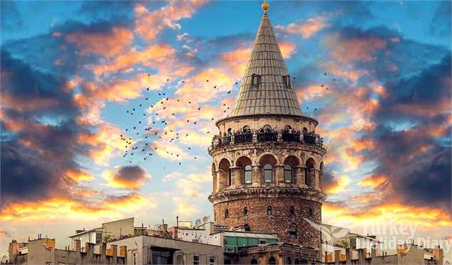 برج گالاتا استانبول در ترکیه