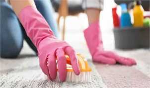 تمیز کردن و برق انداختن فرش بدون شست و شو